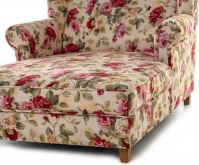 Kreslo AS XXL, sivá / wenge (donna an4092)