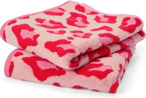 Prémiové uteráky, 2 ks, leopardia potlač