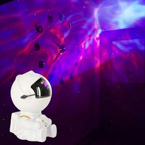 KIK Nočné svetlo projektor astronaut hviezda