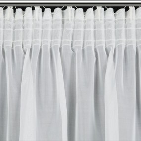 ZÁCLONA NA PÁSKE LUCY 350X150 CM BIELA