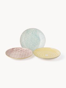 Súprava ručne maľovaných tanierov Patrizia, 3 ks