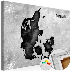 Artgeist Obraz na korku - Scandinavian Beauty [Cork Map] Veľkosť: 120x80