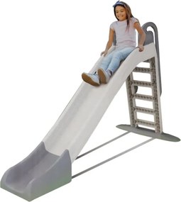 DOLONI Šmykľavka 243cm šedo-biela