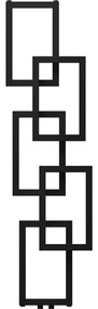 Mexen Grid, dekoratívny kúpeľňový radiátor 1360 x 390 mm, 349 W, čierna, W215-1360-390-00-70