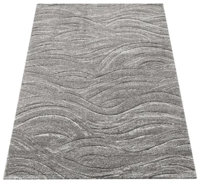 Koberec Serenity v sivej farbe s decentným vzorom Šírka: 80 cm | Dĺžka: 150 cm