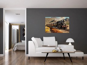 Obraz - Parná lokomotíva (90x60 cm)