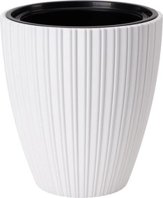 Kvetináč MIKA 300 mm, biely *7804*
