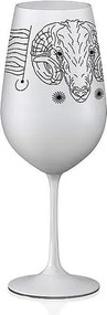Crystalex pohár Zverokruhy Baran biela 550 ml