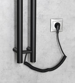 Sapho Sapho, PAPINADO elektrický sušiak uterákov, 109x1200mm, 40W, čierna mat, ER340