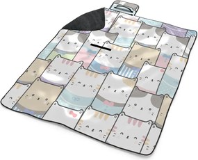 Sablio Plážová deka Farebné mačiatka: 200x140 cm