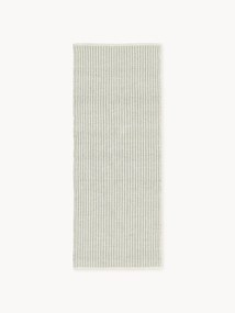 Ručne tkaný pruhovaný behúň do interiéru/exteriéru Turner