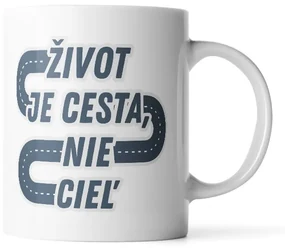 Sablio Hrnček Život je cesta, nie cieľ - 890 ml - XXL