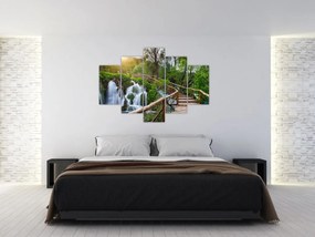 Obraz - Plitvické jazerá (150x105 cm)