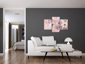 Obraz - Umelecká koláž s motýľmi (90x60 cm)