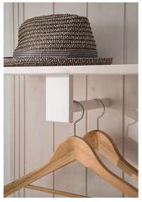 Biela predsieňová zostava z borovicového dreva 60x120x25 cm Anita – Støraa