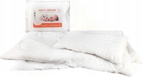 Detská perinka a prešívaný vankúš do postieľky SWEET DREAMS - 135x100 cm + 40x60 cm