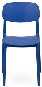 Modrá plastová záhradná stolička Hébé – Bonami Essentials