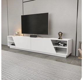 TV stolík/skrinka Rodos (biela) . Vlastná spoľahlivá doprava až k Vám domov. 1102534