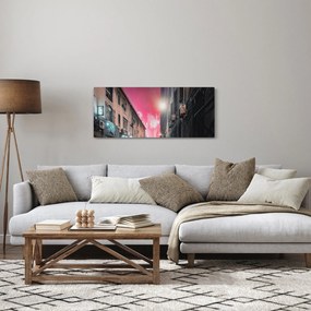 Obraz ohňostrojov v Marseille (120x50 cm)
