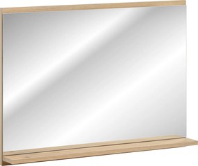 Comad Závesné zrkadlo bez osvetlenia Nova Oak 80x57 cm