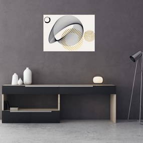 Obraz - Geometrické tvary N⁰3 (70x50 cm)