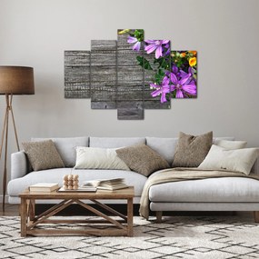Obraz - lúčne kvety (150x105 cm)
