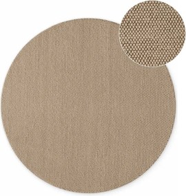 Ručne tkaný vlnený okrúhly koberec v prírodnej farbe ø 200 cm Richmond Diana – Ted Baker