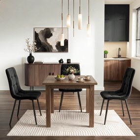 Vintino Rozkladací jedálenský stôl FELIX 80-160 cm – orech nicea