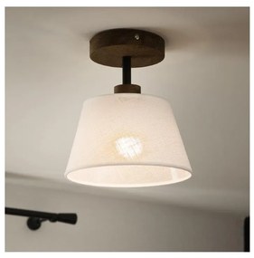 Brilagi - LED Prisadený luster ANTHONY 1xE14/60W/230V dub orech/biela