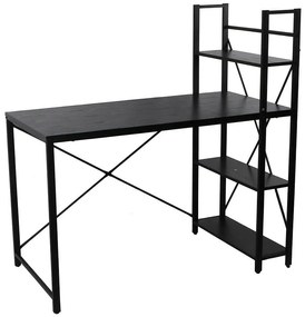 Písací stôl Loft 8637 H čierny