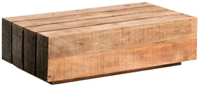 furniture-nabytek.cz - Masívny konferenčný stolík Dakota z mangového dreva, lakovaný, hnedý – 120×70 cm