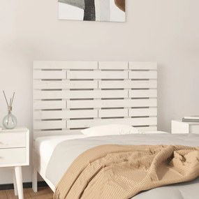 vidaXL Nástenné čelo postele biele 96x3x63 cm masívna borovica