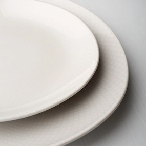 Tanier plytký Coupe 27,5 cm set 4 ks - Elements North Organic Structure - 492547