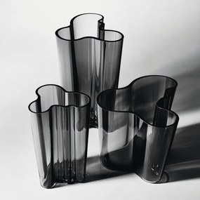 Váza Alvar Aalto 160mm, tmavo sivá
