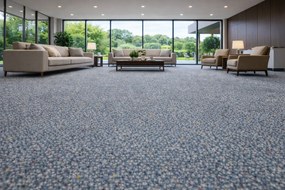 Betap, Metrážny koberec Virtuose 73, na mieru, šíře 4m, šedá, filc, chodba / predsieň