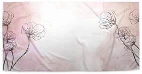 Sablio Uterák Ružový akvarel - 50x100 cm