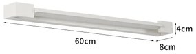Brilagi- LED osvetlenie zrkadla do kúpeľne AQUA LINE LED/18W/230V 60 cm IP44 biela
