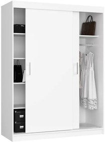 Šatníková skriňa s posuvnými dverami 150 cm CLP mono biela