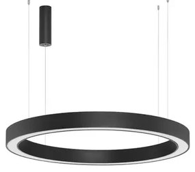 LED luster Morbido 100 čierne s diaľkovým ovládaním