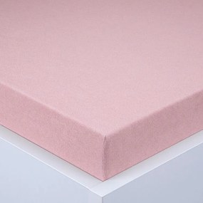 Napínacia plachta na posteľ froté EXCLUSIVE staroružová 180 x 200 cm