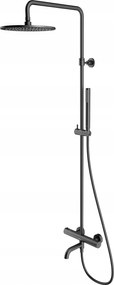 Termostatická Grafitová Sprchová Stĺpka S Vaňovým Výtokom Omnires