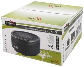 Cattara Stolný gril na drevené uhlie Keg, pr. 30 cm