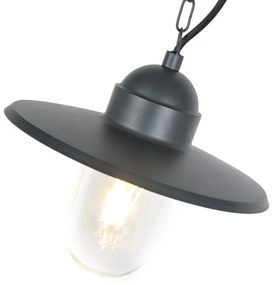 Inteligentná vonkajšia závesná lampa antracitová IP44 vrátane WiFi ST64 - Kansas Graphite
