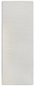 Krémovobiely ručne tkaný behúň s prímesou vlny 80x200 cm Pradesh Natural White – Elle Decoration