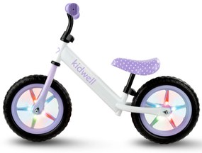 Kidwell Rebel LED balančný bicykel pre deti – LED ráfiky, EVA kolesá 28 cm, bez batérií