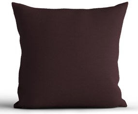 Bavlnená obliečka na vankúš Renforcé 40 × 40 cm - Jasmine tmavo hnedá