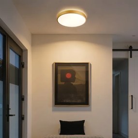 Brilagi - Stmievateľné LED svietidlo GLASS POOL DOUBLE LED/48W/230V 40 cm zlaté + diaľkové ovládanie