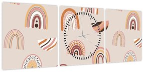 Obraz - Dream creations N⁰1 (s hodinami) (90x30 cm)