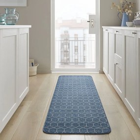 Tmavomodrý umývateľný behúň 57x230 cm Argyll – Flair Rugs