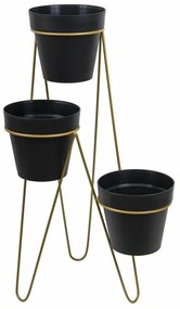 STOJAN NA KVETINÁČ TRIPOD 95X45X24 CM ZLATÁ